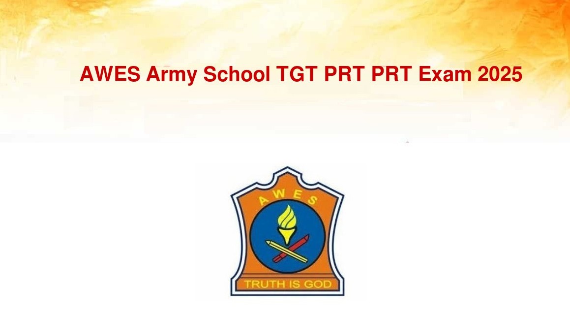 AWES Army School TGT PRT PRT Exam 2025