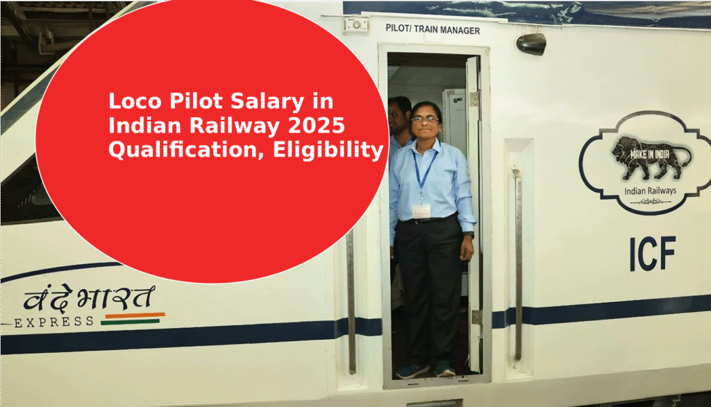Loco Pilot Salary in Indian Railway 2025 Age, Qualification, Vacancy