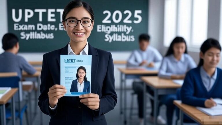 UPTET 2025 Notification: Exam Date, Application Form, Eligibility,