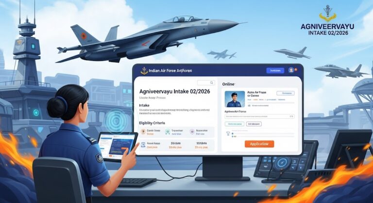 Indian Air Force Agniveervayu Intake 02/2026: Apply Online from July 11, 2025